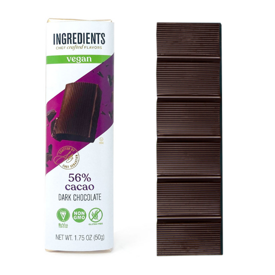 Vegan Certified Parve Dark Chocolate 1.5oz Bar