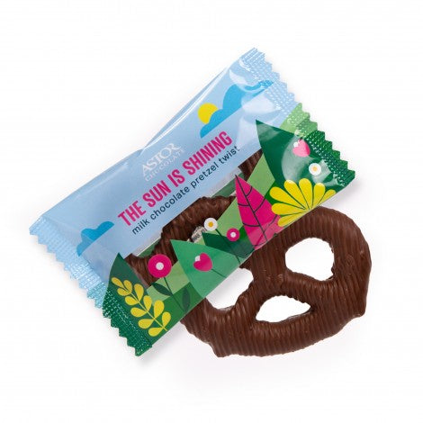 Spring - Milk Chocolate Covered Pretzel Twist 1pc