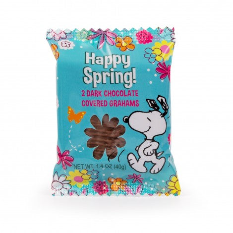Spring Peanuts® Snoopy Dark Chocolate Covered Grahams 2pc
